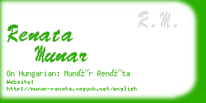 renata munar business card